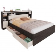 Купить кровать с закроватным модулем дсп в интернет-магазине На Матрасе.ру в Москве по низкой цене