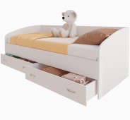 Купить корпусные кровати из ДСП от <%min_price%> р в интернет магазине НаМатрасе в Москве
